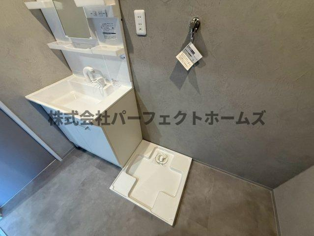 ガレージハウス【Hajime】高宮ベースの設備|洗濯機置場です