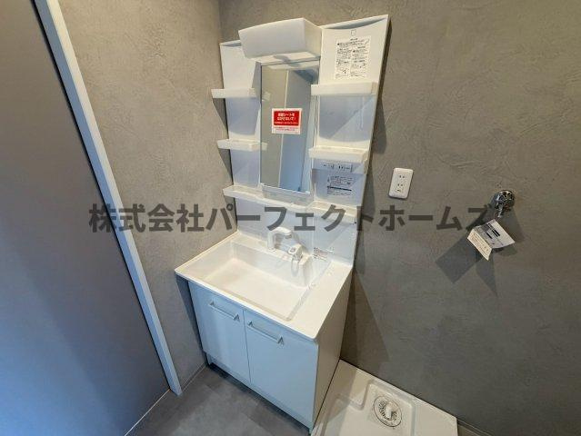 ガレージハウス【Hajime】高宮ベースの独立洗面台|独立洗面台です