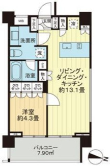 【間取り】 | イクサ―ジュ目黒