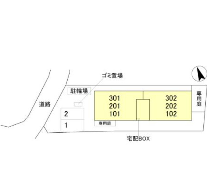 エルピダAノワールの区画図