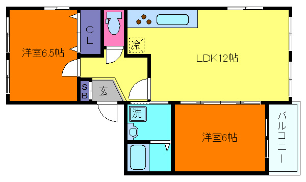 コモドココ芦屋の間取り