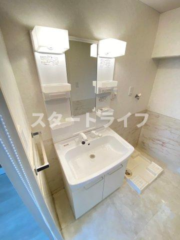 大阪市淀川区西宮原１丁目の賃貸マンションの洗面所