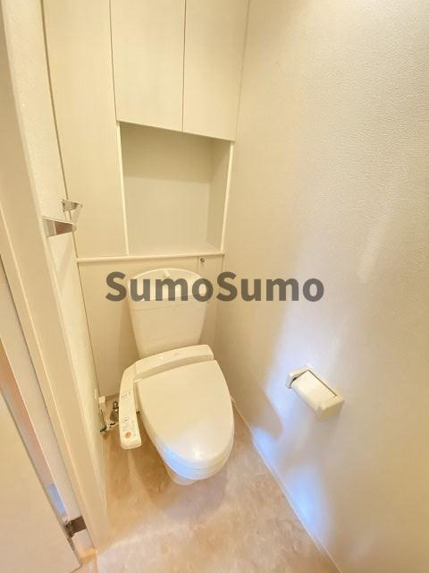 尼崎市常光寺１丁目のアパートのトイレ|トイレもきれいです