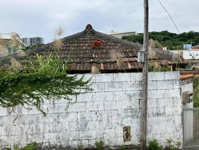 北中城村喜舎場　売土地の外観