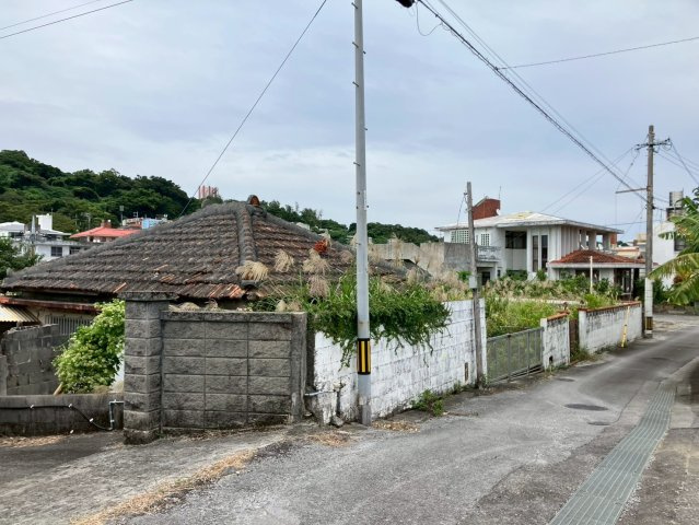 北中城村喜舎場　売土地の外観