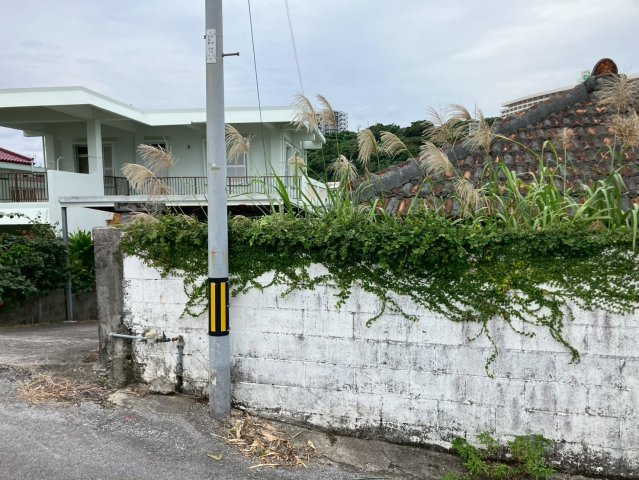北中城村喜舎場　売土地の外観