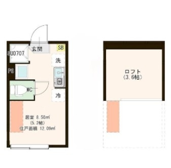 メゾン　フルール　小岩駅前の間取り