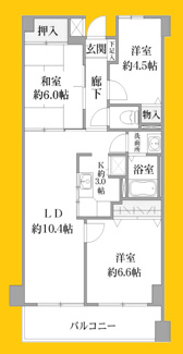 【間取り】 | フローラ新横浜