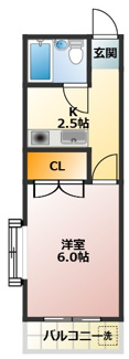 【間取り】 | コーポコヤノ