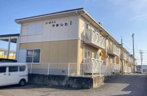 コーポラスやました Ⅰ棟の外観|物件の外観です