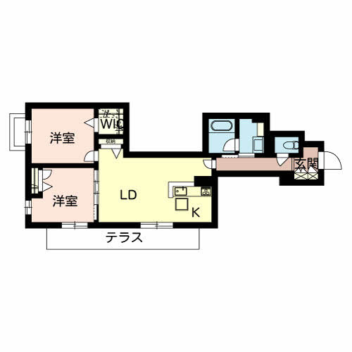 シャーメゾンサカイパークスⅡの間取り