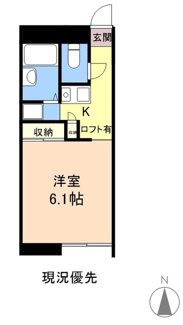 【間取り】 | ヴィラセジュール | 1K