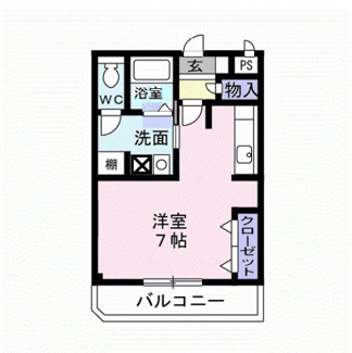 【間取り】 | ベルコーポ | 間取りです。