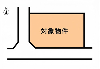 【土地図】 | 売地　平田町