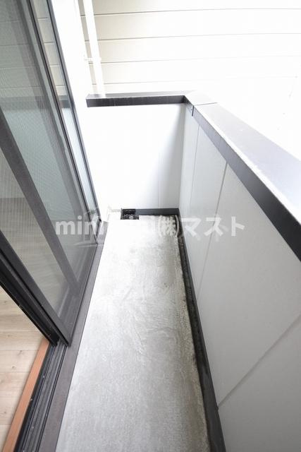 メビウス難波WESTレジデンスのバルコニー