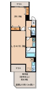 【間取り】 | ビバリーホームズ下赤塚AP | 間取りです。