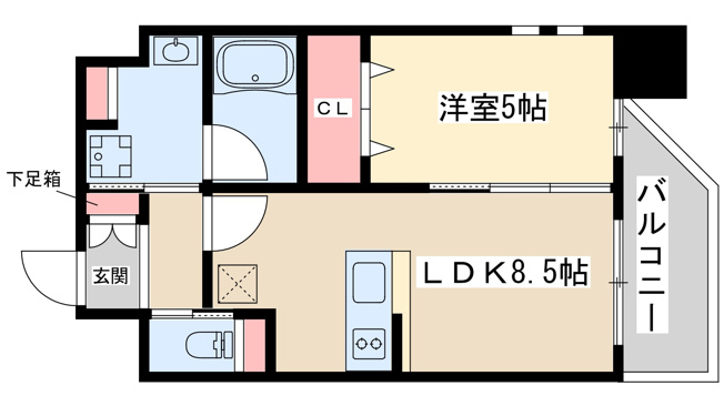 【間取り】 | プレジオ江坂2
