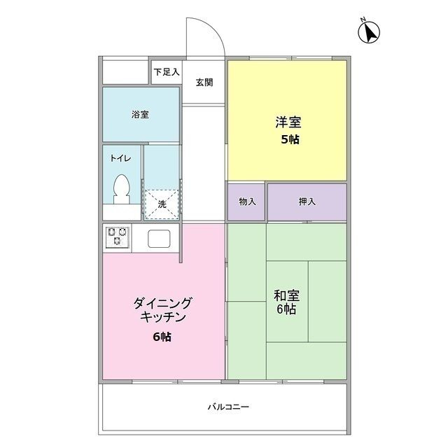 ガーデンハイツの間取り