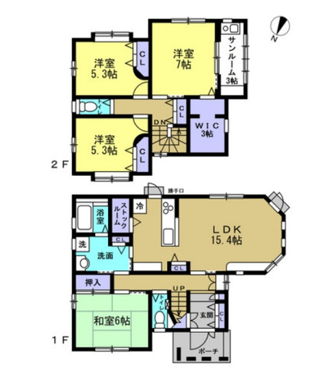 【間取り】 | 2011年築、4SLDKのお家です。