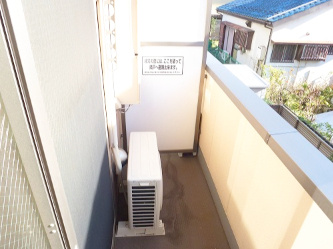 ソレイユ津田沼のバルコニー