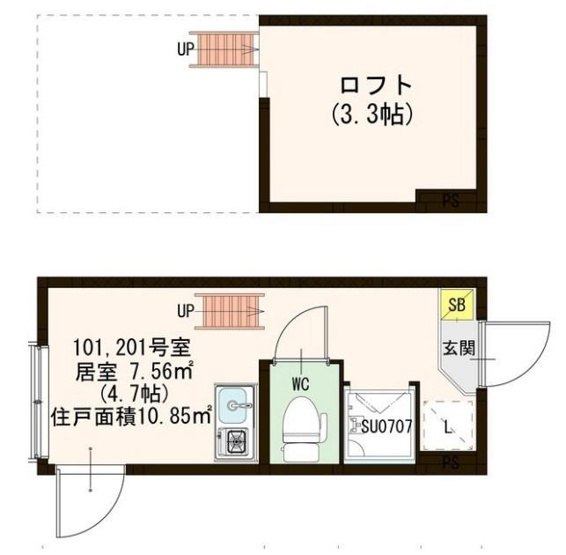 【間取り】 | LALA FLAT