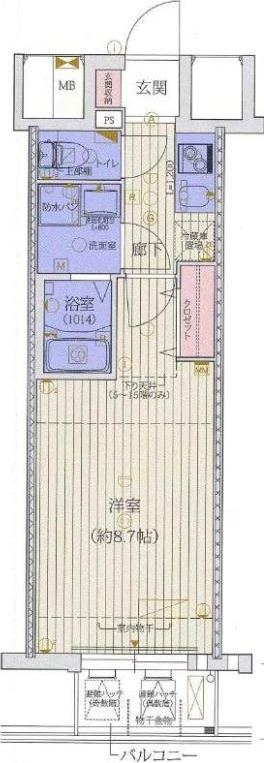 ファーストステージ神戸ハーバーランドの間取り
