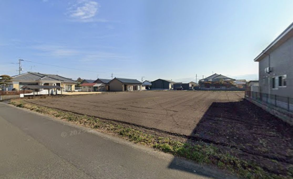 都城市安久町の売地の外観