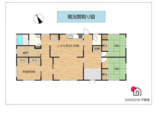 【間取り】 | 熊谷市上江袋　中古戸建