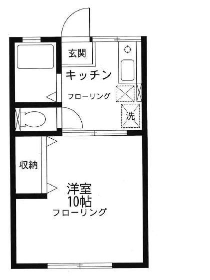 シティハイムプリヴェールの間取り|間取りです。