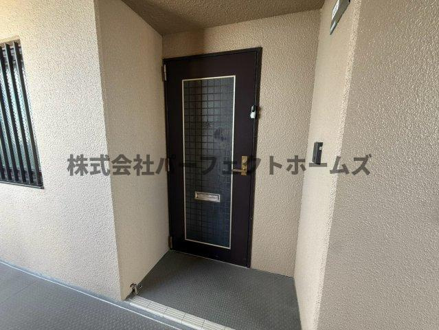 ソシアハイツオクダの玄関|玄関扉です