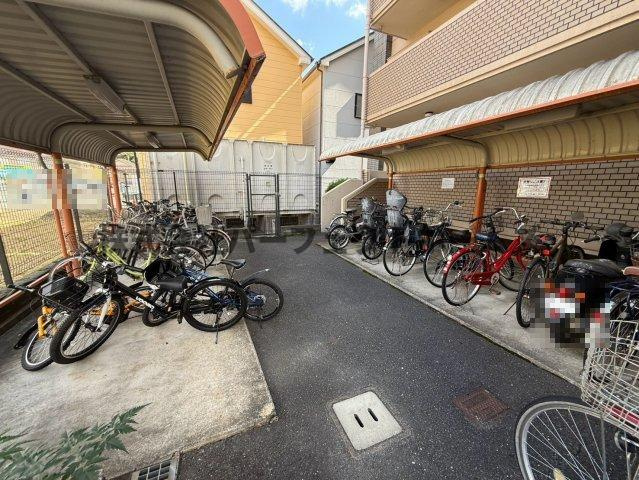 ソシアハイツオクダのその他共用部分|駐輪場です