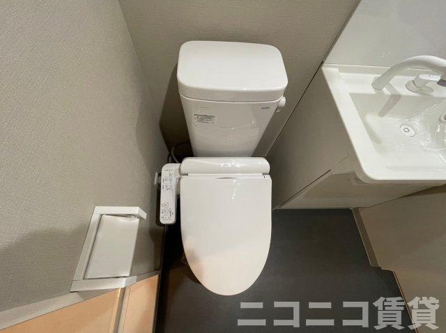 墨田区墨田３丁目のアパートのトイレ|新築イメージの為、現状を優先致します。