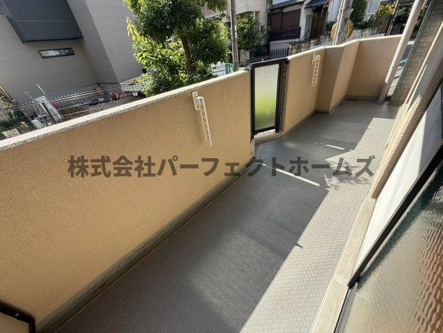 ソシアハイツオクダのバルコニー|暖かな日差しのふりそそぐバルコニー