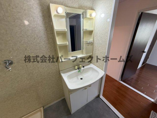 ソシアハイツオクダの独立洗面台|独立洗面台で身支度をすべて済ませてしまいましょう