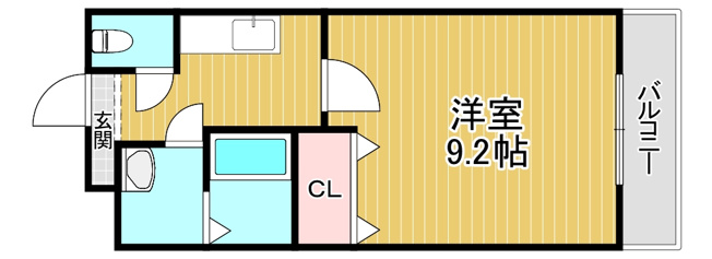 【間取り】 | フジパレス城東諏訪Ⅵ番館
