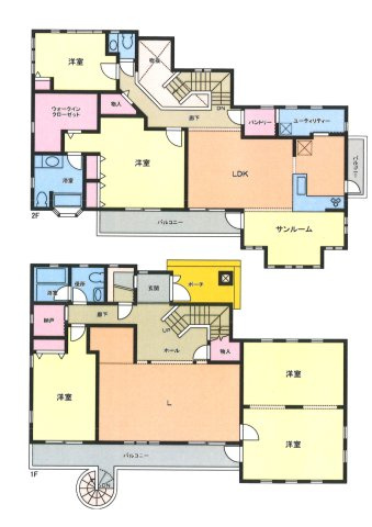 【間取り】 | 剣谷町戸建