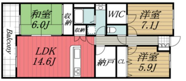 【間取り】 | コープシティちはら台　D
