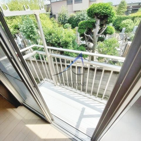 メゾンランジュＨのバルコニー|バルコニーです。