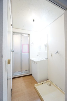 【洗面所】 | ハイツゆかり | ※同物件、同タイプ、間取り反転のお部屋です