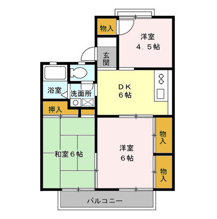 【間取り】 | ハイツゆかり