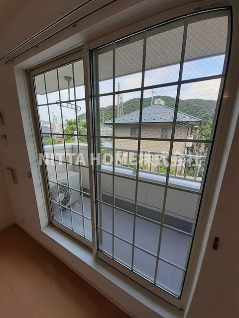 舞鶴市字上福井のアパートのバルコニー|南東向きのバルコニー☆彡