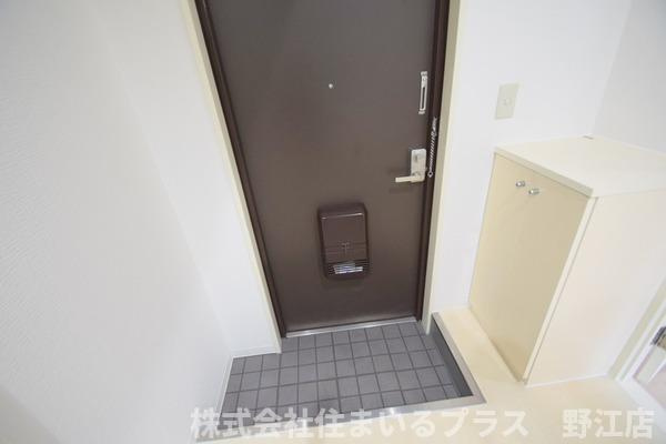 アメニティハイムの玄関