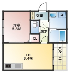 グランデ大宮通の間取り