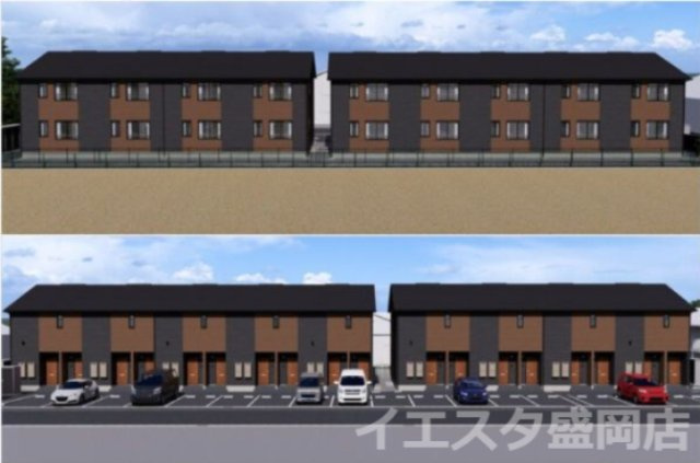 Seresta金ヶ崎　A棟の外観