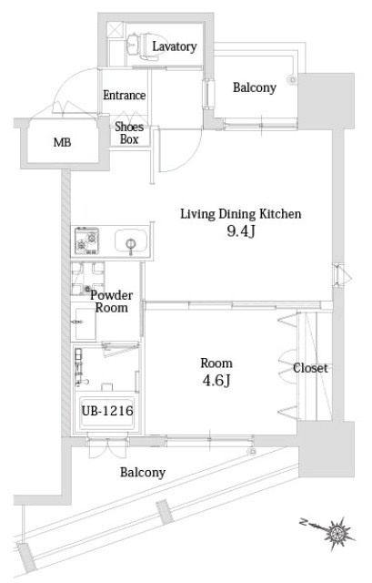 新品家具付きマンション西中洲12B(KaGood福岡)