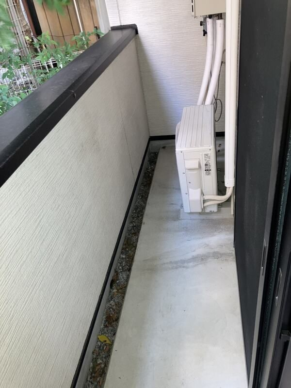 メルディア松戸のバルコニー