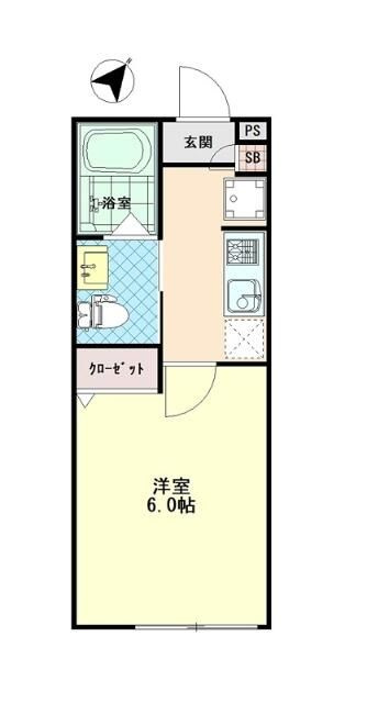 クエスト稲毛の間取り