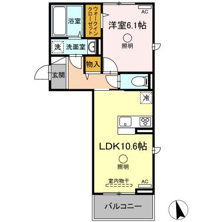 Forest Garden河尻の間取り