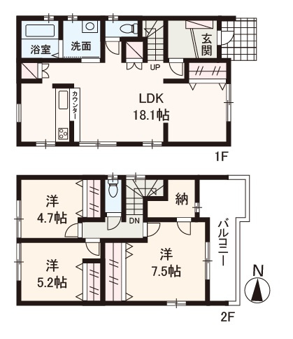 【間取り】 | 堺市中区土塔町　中古戸建 | 内装リフォーム済！3SLDK中古戸建。即お引渡し可能です！内覧をご希望の際はお気軽にお電話ください。