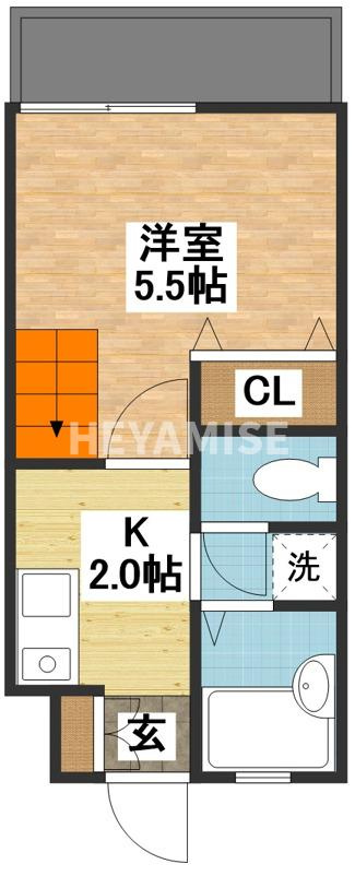 リーガル栄田の間取り